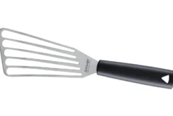 Grande spatule professionnelle Triangle flexible et ajourée manche en green grip