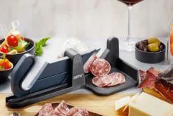 Guillotine à saucisson Gefu Tranché en acier inox et polymère