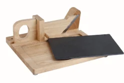 Guillotine à saucisson Livoo avec plateau en ardoise