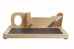 Guillotine à saucisson Livoo avec plateau en ardoise