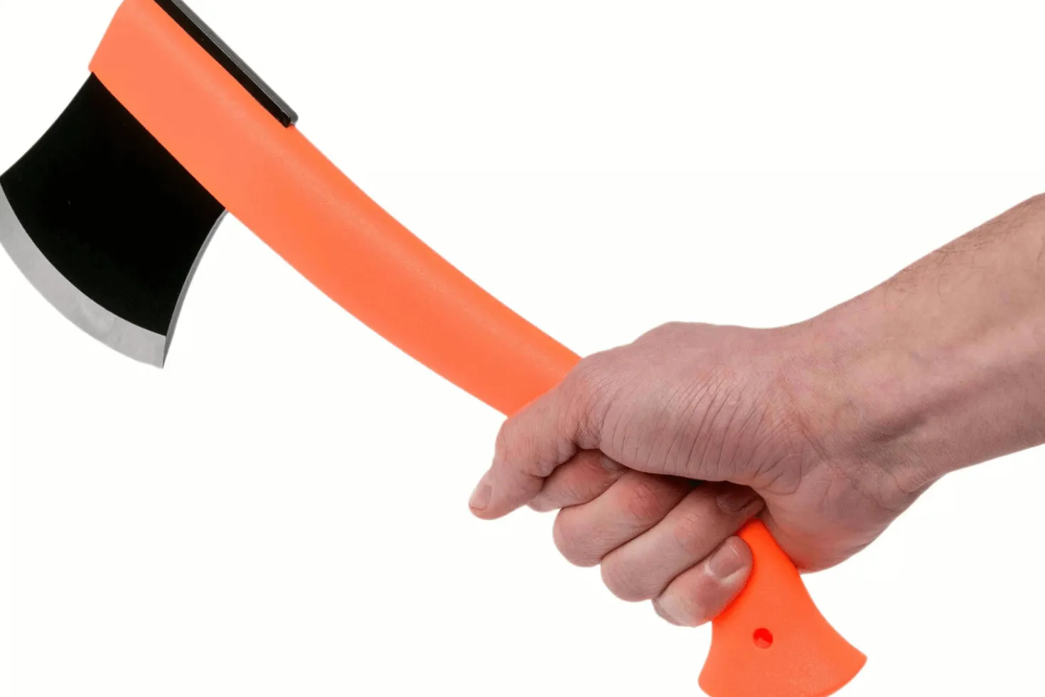 Hache Mora Lightweight Axe 12058 manche polypropylène orange 22cm + étui