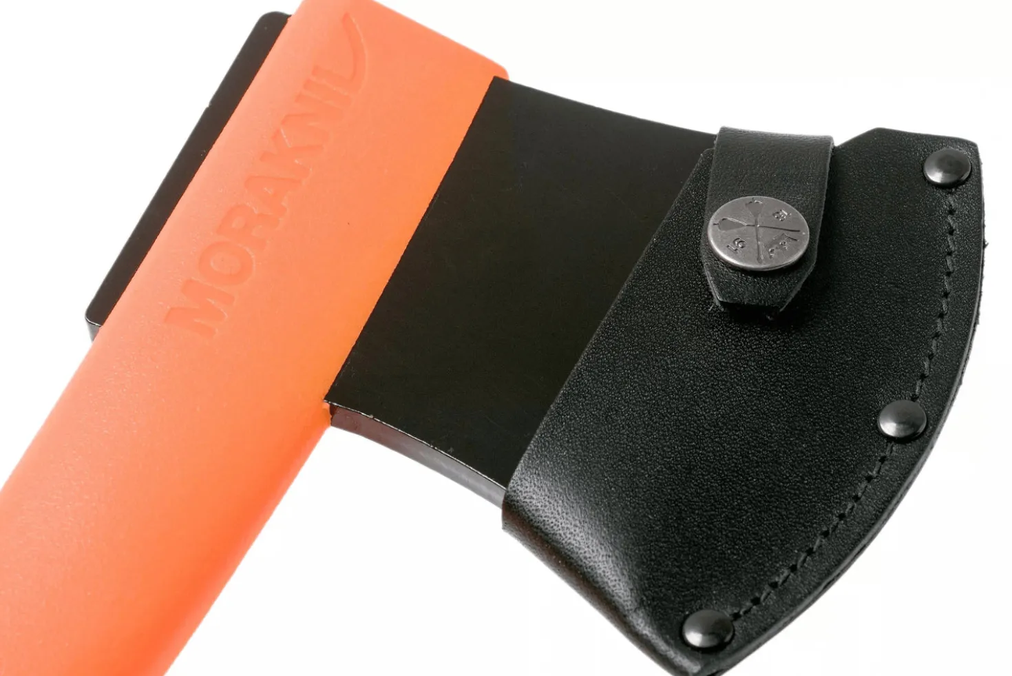 Hache Mora Lightweight Axe 12058 manche polypropylène orange 22cm + étui