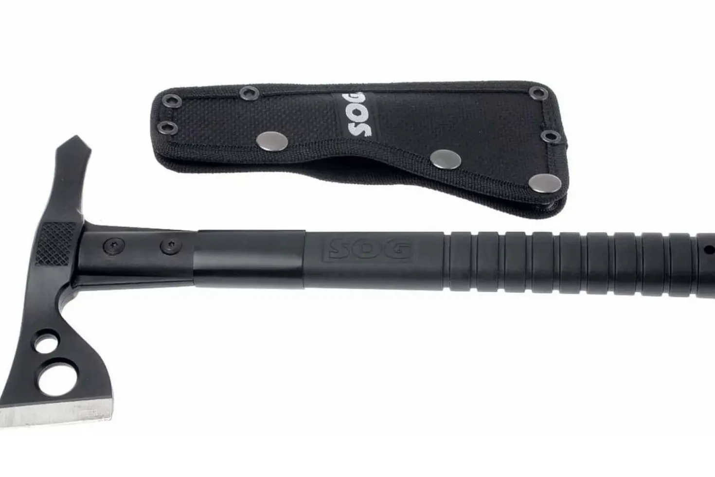 Hachette SOG Fast Hawk Axe SGF06TN manche en nylon/fibres de verre noir 32cm avec étui en nylon