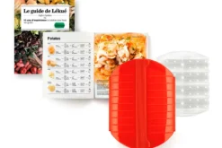 Kit coffret vapeur 3-4 personnes Lékué Tout pour réussir - Guide 70 recettes
