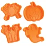 Kit de 4 découpoirs éjecteurs Scrapcooking Halloween