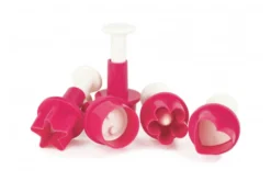 Kit de 5 découpoirs éjecteurs Scrapcooking pour pâte à sucre