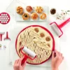 Kit de préparation Lékué pour 19 petits fours - Plaque + 2 rouleaux