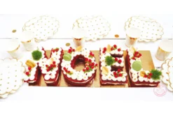 Kit letter cake Noël Scrapcooking 4 gabarits - Réutilisable