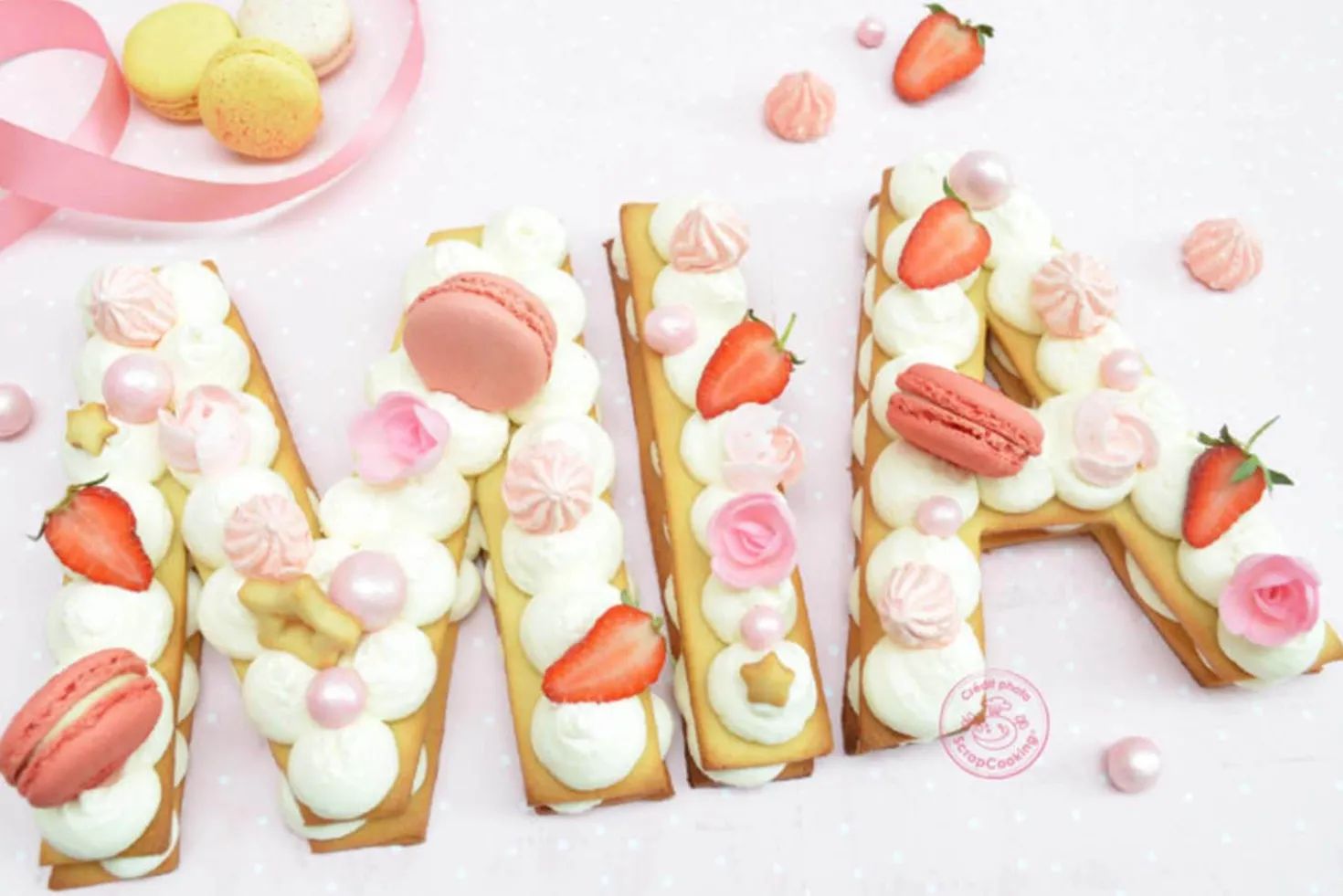 Kit letter cake Scrapcooking 26 gabarits lettres - Réutilisable