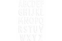Kit letter cake Scrapcooking 26 gabarits lettres - Réutilisable