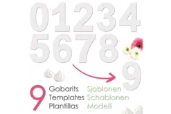 Kit number cake Scrapcooking 9 chiffres - Réutilisable