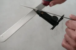 Kit 3 pierres à aiguiser diamantées DMT Aligner Prokit avec support + fusil pour lame dentée + guide d'affûtage