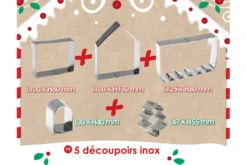 Kit pâtisserie maison pain d'épice 3D Scrapcooking 5 pièces