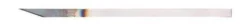 Lame de boulanger droite et lisse en acier carbone - Lot de 12