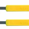 Lame de boulanger inox droite manche jaune - 2 pièces