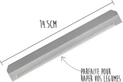 Lame à dents fines remplacement pour mandoline Benriner grand modèle