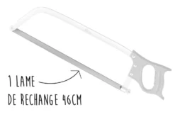 Lame de rechange pour scie de boucher Pradel 46cm inox