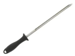 Lardoire tige 25cm en acier inox, manche noir