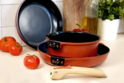 L'Incroyable Kit Cookut 2 poêles et 1 casserole à poignée amovible - passion