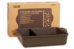 L'Incroyable Plat Ajustable Cookut 40x30cm moka
