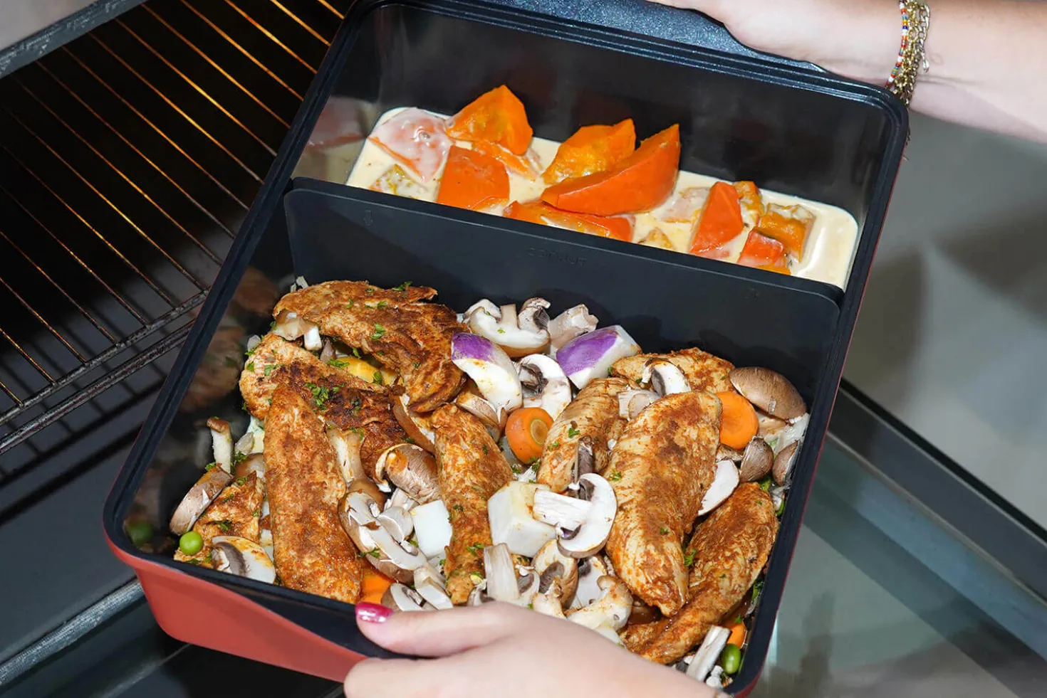 L'Incroyable Plat Ajustable Cookut 40x30cm passion