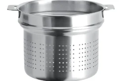 Élément cuit-pâtes Cristel Strate Amovible 22cm en acier inox 18/10