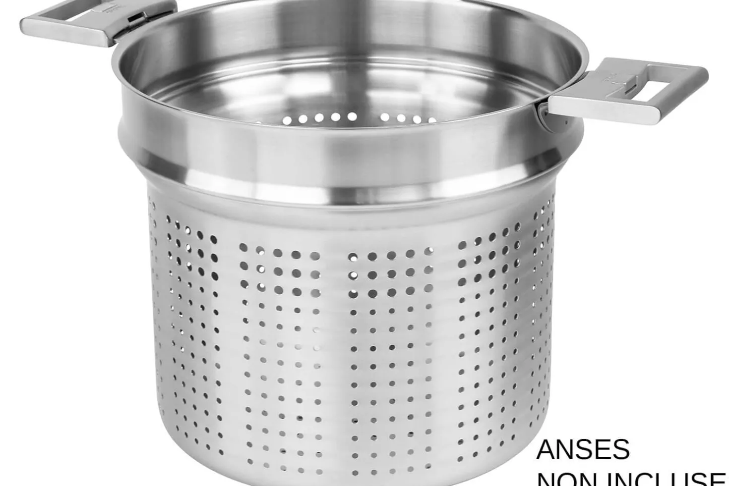 Élément cuit-pâtes Cristel Strate Amovible 22cm en acier inox 18/10