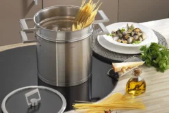 Élément cuit-pâtes Cristel Strate Fixe 22cm en acier inox 18/10