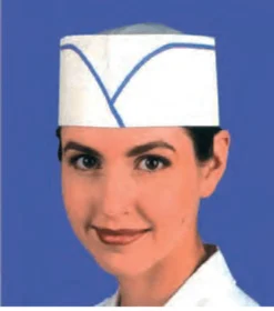 Lot de 100 calots en papier taille réglable dessus perforé
