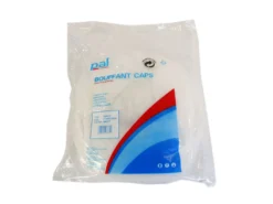 Lot de 100 charlottes blanches rondes