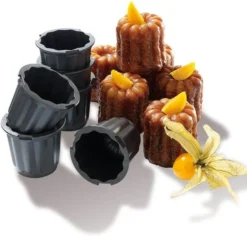 Lot de 6 moules à cannelés Matfer en Exoglass®