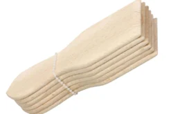 Lot de 6 spatules à raclette 13,5cm en bois de hêtre
