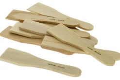 Lot de 10 spatules à raclette ou blinis De Buyer B Bois en hêtre