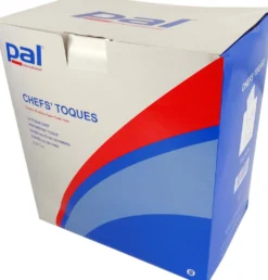 Lot de 10 toques de chef en papier taille réglable 26.5cm