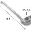 Louche acier inox 18/10 monobloc professionnelle 59cm capacité 1L Matfer