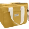 Lunch bag isotherme Akinod 08:17 en polycoton moutarde 7L