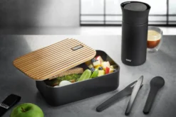 Lunch box Gefu Enviro avec set de 3 couverts