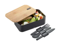 Lunch box Gefu Enviro avec set de 3 couverts