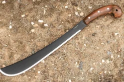 Machette Condor Golok 60932 lame noire 36cm manche en noyer avec étui en cuir