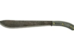 Machette Esee Darien lame carbone 31,5cm manche micarta gris + étui