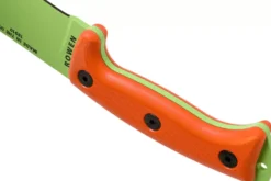 Machette Esee Junglas JUNGLAS-VG-E lame carbone venom green 26,5cm manche G10 orange + étui