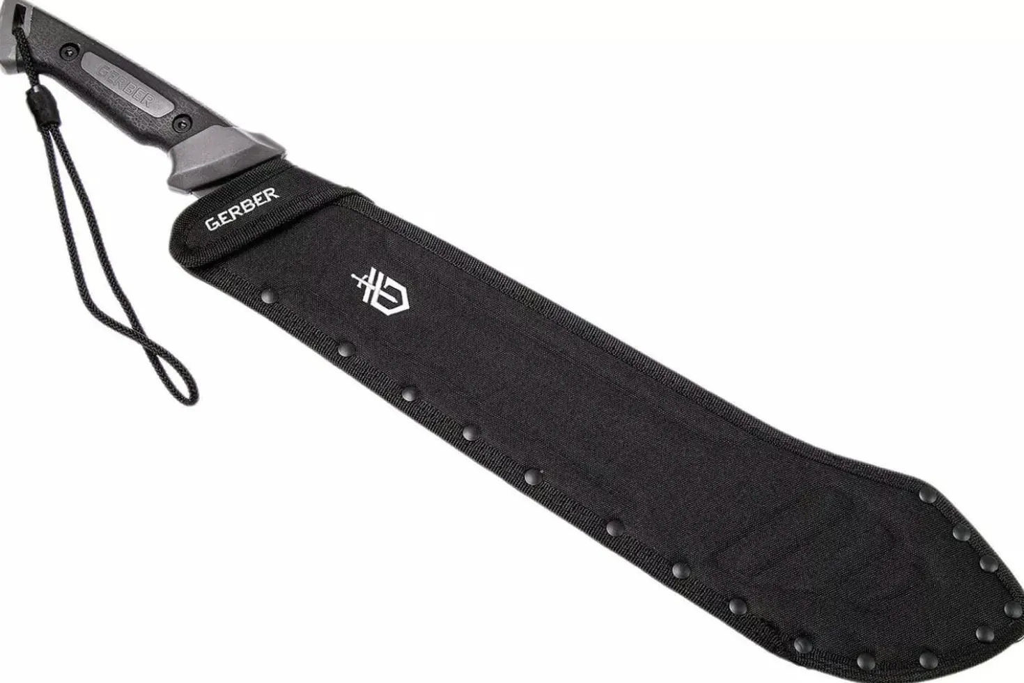 Machette Gerber Gator Bolo GE002076 39,4cm manche en caoutchouc noir avec étui