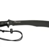 Machette kukri Wildsteer W Tiger WTIG3113N 45cm lame noire manche Kraton noir + étui en nylon