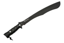 Machette kukri Wildsteer W Tiger WTIG3113N 45cm lame noire manche Kraton noir + étui en nylon