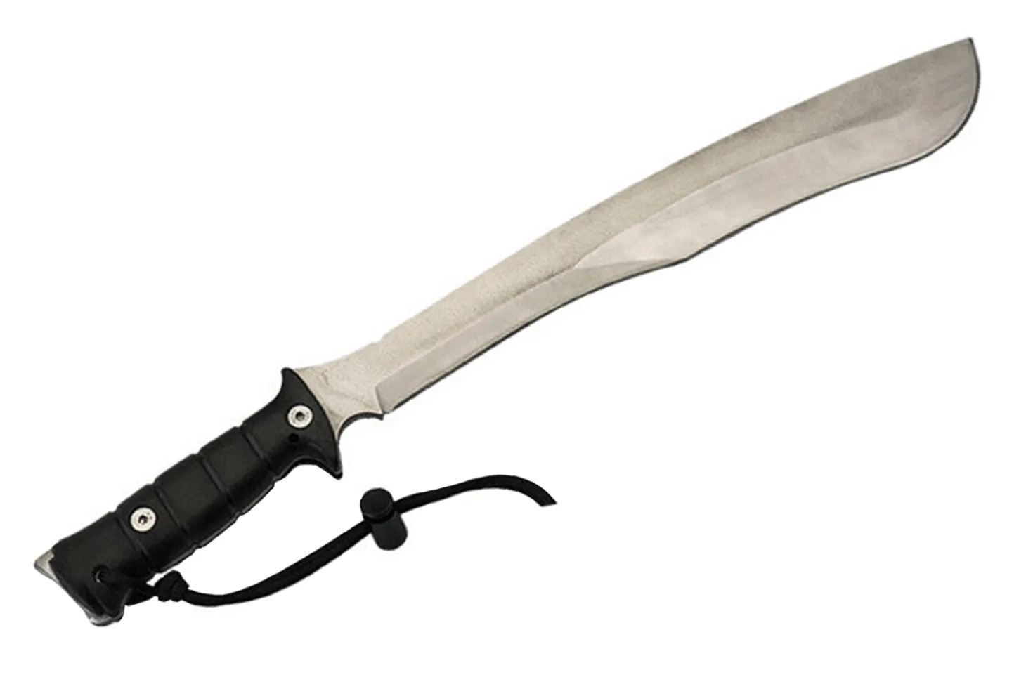 Machette kukri Wildsteer W Tiger WTIG0113N 45cm manche Kraton noir + étui en nylon