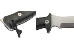 Machette kukri Wildsteer W Tiger WTIG0113N 45cm manche Kraton noir + étui en nylon