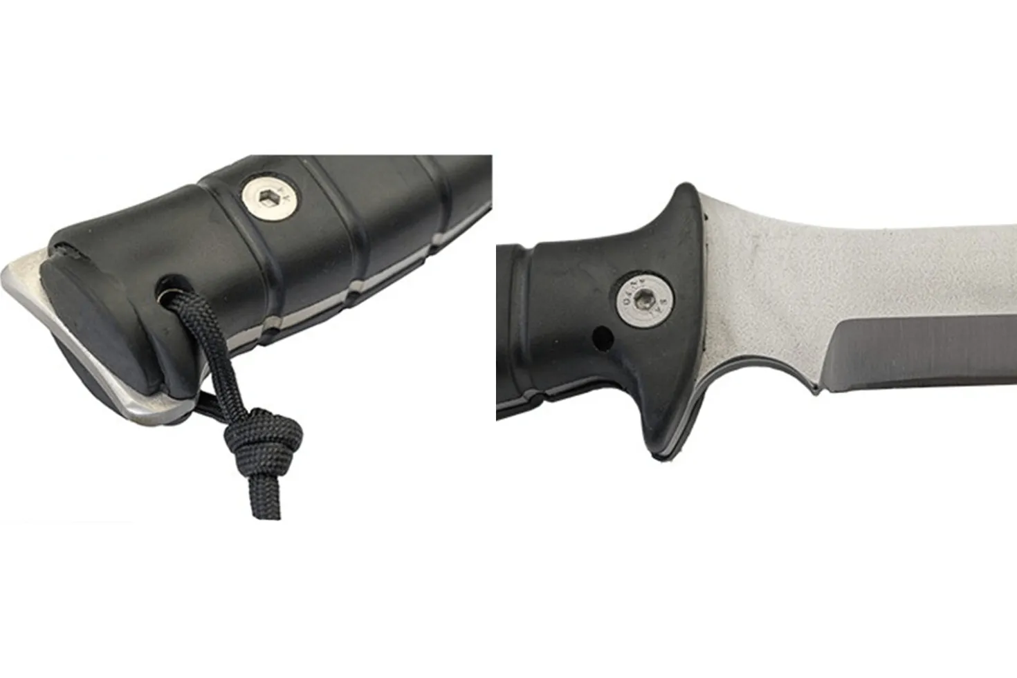 Machette kukri Wildsteer W Tiger WTIG0113N 45cm manche Kraton noir + étui en nylon
