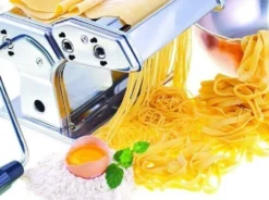 Machine à pâtes ergonomique et manuelle en inox - 9 positions