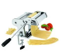 Machine à pâtes ergonomique et manuelle en inox - 9 positions
