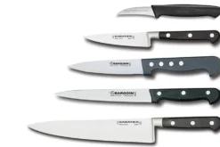 Malette de Chef Bargoin 5 couteaux de cuisine + 3 ustensiles acier inox